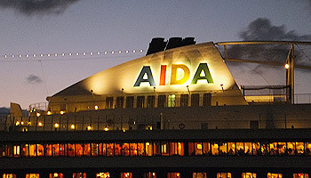 AIDAcara als erstes Schiff der AIDA-Flotte in Australien