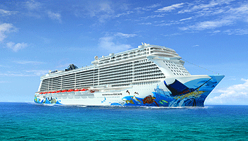 Schiffsbemalung der Norwegian Escape © Norwegian Cruise Line