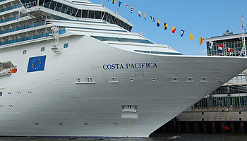 Die Costa Pacifica in Kiel © Melanie Kiel