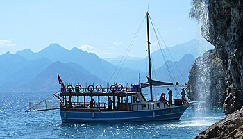 Bootsausflug in der Bucht von Antalya © Melanie Kiel