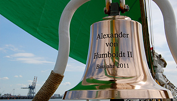 Schiffsglocke der Alexander von Humboldt II © Melanie Kiel