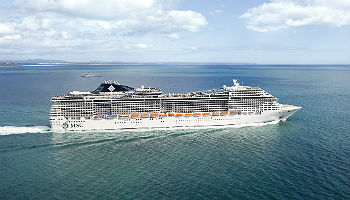 Die MSC Divina © MSC Crociere