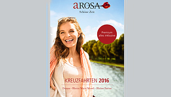 Neuer Katalog 2016 © A-ROSA Flussschiff GmbH
