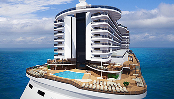 Die MSC Seaside © MSC Cruises