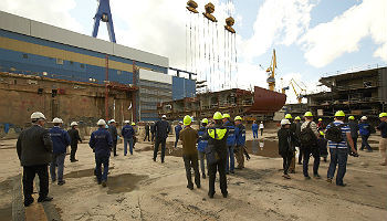 Kiellegung der Mein Schiff 5 © TUI Cruises