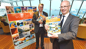 Neuer Katalog Worldwide Cruises 2016/17 © Fred. Olsen Cruise Lines