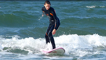 Fährwellensurfen an der Ostsee © Anja Knorr