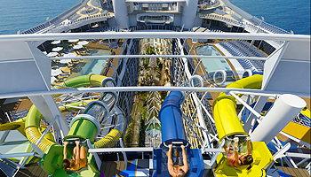 Perfect Storm, ein Trio aus Wasserrutschen an Bord der Harmony of the Seas © Royal Caribbean Int.