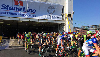 Start der Cyclassics auf der Stena Scandinavica © Stena Line