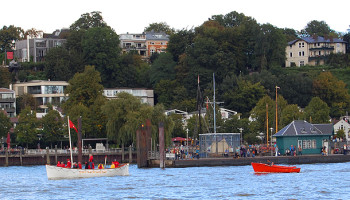 Das Rettungsboot des Museumsfrachters "Cap San Diego" nahm ebenfalls an der Parade teil © Melanie Kiel