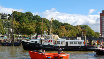 Lotsenversetzboot Marxen von 1957 © Melanie Kiel