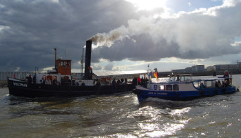 Dampfschlepper WOLTMAN von 1904 © Melanie Kiel