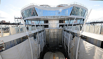 Aktuelle Bauphase der Harmony of the Seas © Royal Caribbean Int.