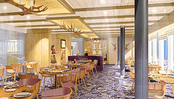 Neu an Bord der Mein Schiff 5 - das Restaurant Schmankerl - entspannt genießen  © TUI Cruises 
