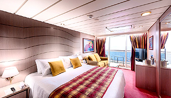 Suite auf der MSC Lirica © MSC Cruises