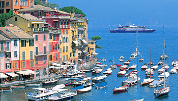Das malerische Portofino ist ebenfalls Ziel der Weinreisen © SeaDream Yacht Club