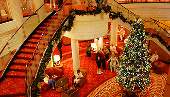 Weihnachten an Bord der Queen Mary 2 von Cunard © Melanie Kiel