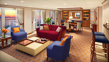 Grand Wintergarden Suite auf der Seabourn Encore © Seabourn 