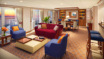 Grand Wintergarden Suite auf der Seabourn Encore © Seabourn