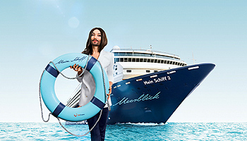 Conchita wird Top-Act auf der Mein Schiff 2 © TUI Cruises