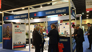 Hamburg auf der Kreuzfahrt-Leitmesse Seatrade Cruise Global © HAMBURG CRUISE CENTER e.V. 