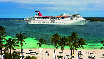 Die Carnival Sensation auf den Bahamas © Carnival Cruise Line