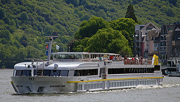 Die MS Elegant Lady auf dem Rhein © Plantours Kreuzfahrten
