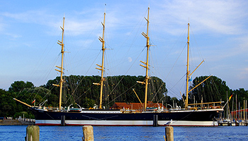 Die Viermastbark Passat in Travemünde © Melanie Kiel