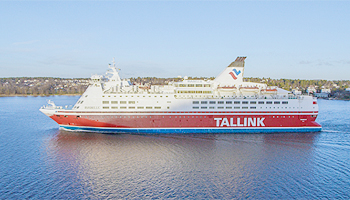 Seit 2013 auf der Strecke Stockholm – Riga unterwegs: Die M/S Isabelle © Tallink Silja