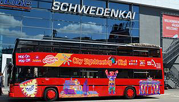 im Doppeldeckerbus Hop On – Hop Off durch Kiel © KIEL.SAILING CITY