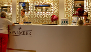 Wohlfühlbereich Spa & Meer auf der Mein Schiff 5 © Melanie Kiel