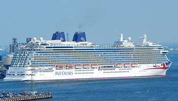 Die Britannia von P&O Cruises © Melanie Kiel
