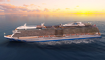 Außenansicht der Majestic Princess © Princess Cruises