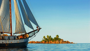 Silhouette Cruises kreuzt durch die Inselwelt der Seychellen © Silhouette Cruises