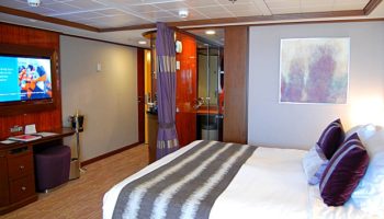 Die Schlafzimmer in den Suiten mit Queensize-Bett sind so gemütlich, dass man sie am liebsten nicht verlassen würde. Kein Wunder, dass die Suiten immer sehr gut gebucht sind © Melanie Kiel