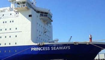 Die Princess Seaways am Pier in Amsterdam © Melanie Kiel