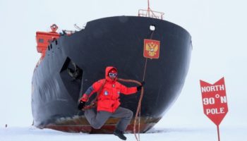 Fotograf Filip Kulisev am Nordpol © Poseidon Expeditions