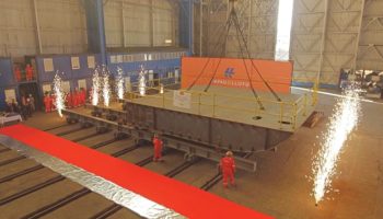 Kiellegung von HANSEATIC inspiration von Hapag-Lloyd Cruises begonnen Hapag-Lloyd Cruises