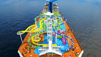 Waterworks an Bord der renovierten Carnival Elation © Carnival Cruise Line
