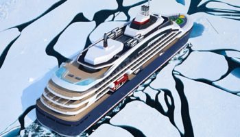 Ponant Icebreaker von oben © Ponant - Stirling Design International
