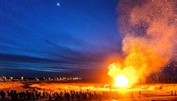 Biikebrennen in St. Peter-Ording © Oliver Franke