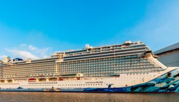 Die Norwegian Bliss in der Papenburger Meyer Werft © Meyer Werft/M.Wessels