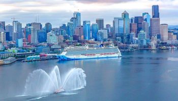 Norwegian Bliss am Bell Street Pier Cruise Terminal in Seattle © Norwegian Cruise Line