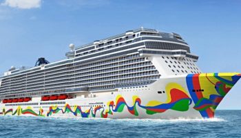 Rumpfbemalung der Norwegian Encore enthüllt © Norwegian Cruise Line