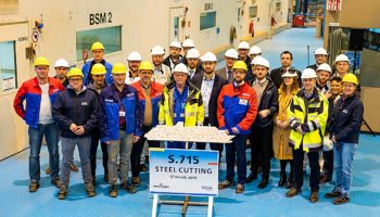 Stahlschnitt Spirit of Adventure © M. Wessels / Meyer Werft