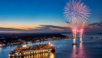 Kieler Woche 2018 AIDA Cruises Abschlussfeuerwerk © CHLietzmann www.christian-lietzmann.com