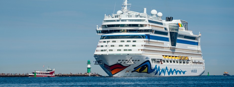 Zehn Corona-Fälle bei AIDA-Cruises-Crew in Rostock.
