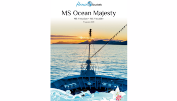 Neuer Katalog mit der Ocean Majesty 2021 © Hansa Touristik